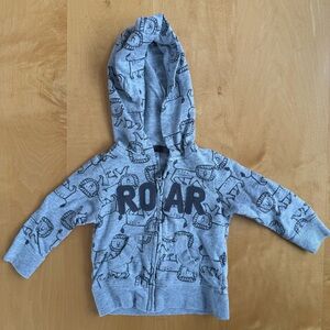 Carter's Gray Roar Lion Hoodie